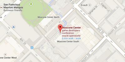 Kaart moscone center San Francisco