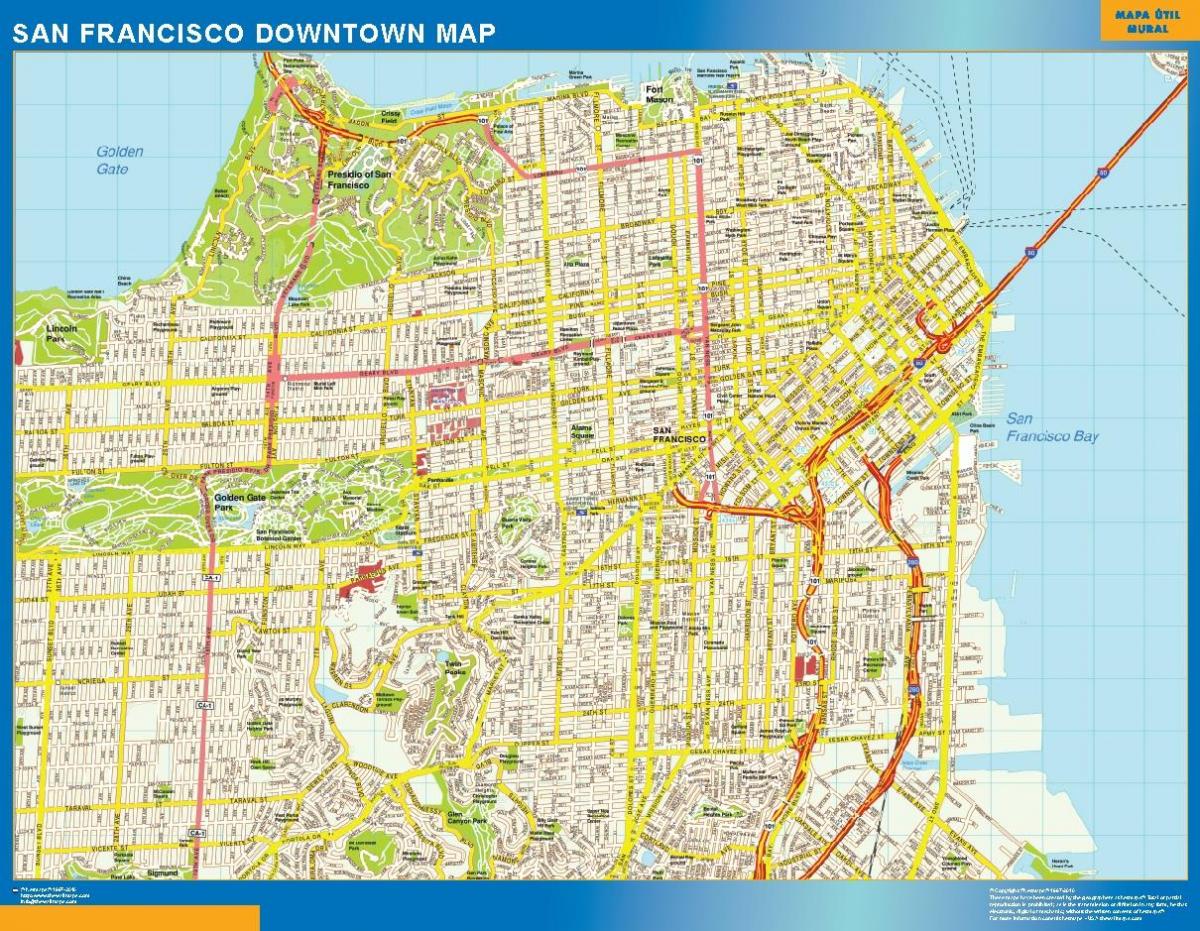 Kaart San Francisco seina