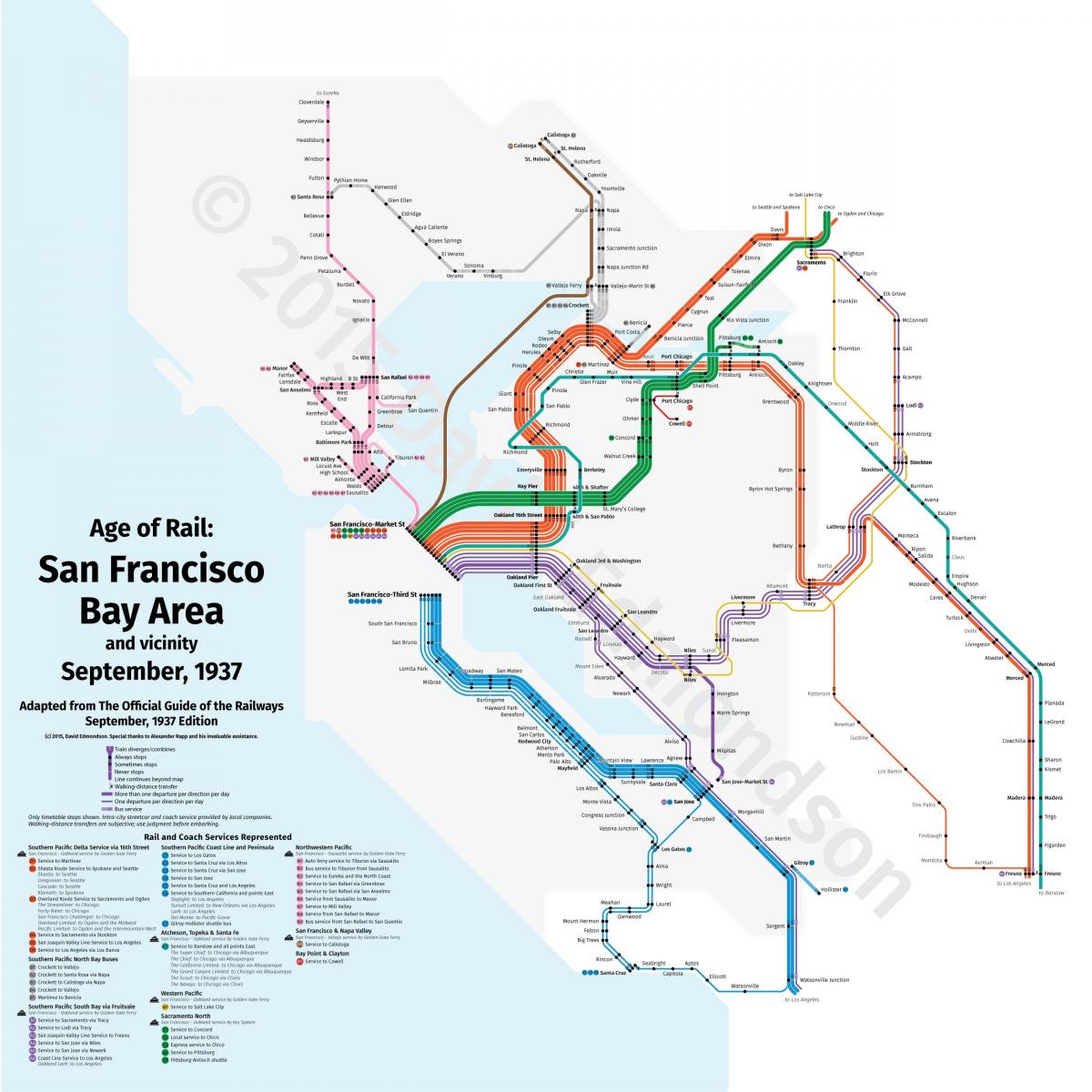 San Fran rongi kaart
