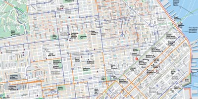 Kaart üksikasjalikud San Francisco
