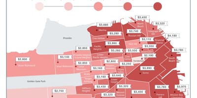 Bay area üürihinnad kaart
