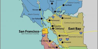 San Francisco bay kaardil