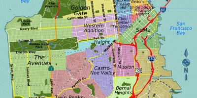 Street map San Francisco california