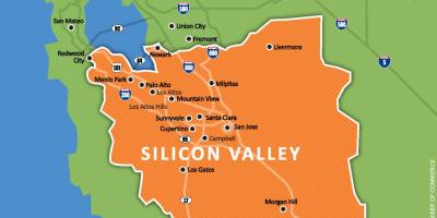 Silicon valley maailma kaart