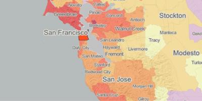 Kaart suurõnnetuse vältimise põhimõtted San Francisco