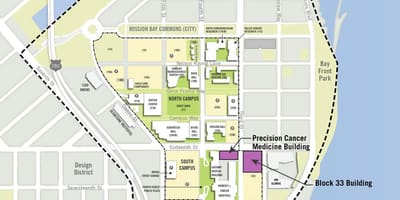 UcSF mission bay campus kaart